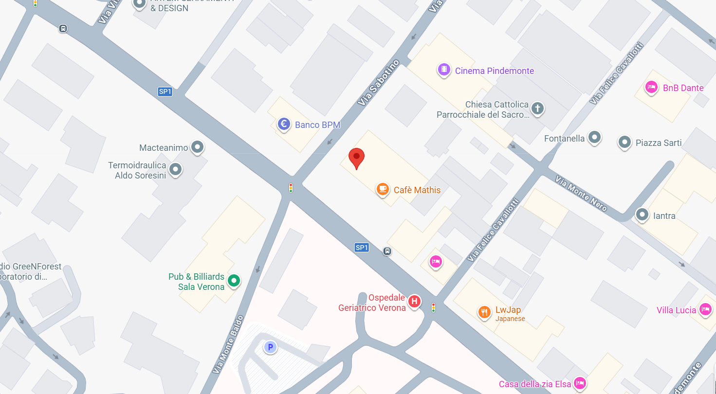 Mappa - You-Dent Centro Odontoiatrico, Via Goffredo Mameli 152, Verona